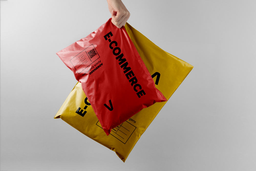 Envelope de segurança para e-commerce Apack Embalagens, diversos tamanhos e cores