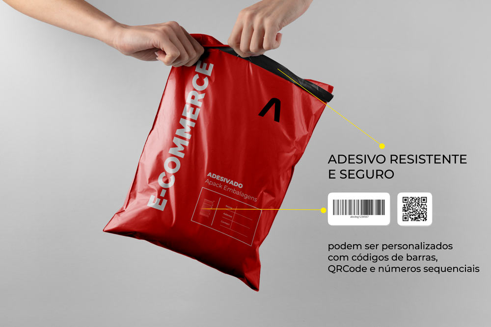 Saco Para E-commerce, Saco Para Correio, Saco Adesivado E-commerce