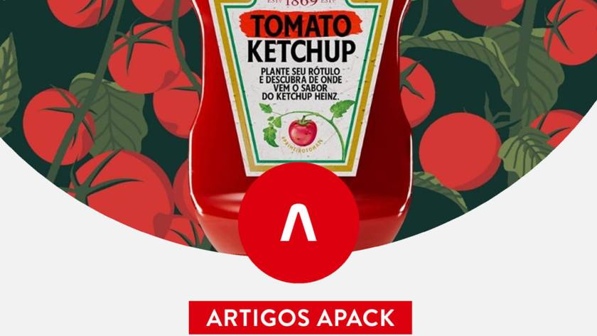 Com o objetivo de ressaltar o seu ingrediente principal, o tomate, a empresa lançou uma edição limitada de seu ketchup com um rótulo com Heinz Seeds
